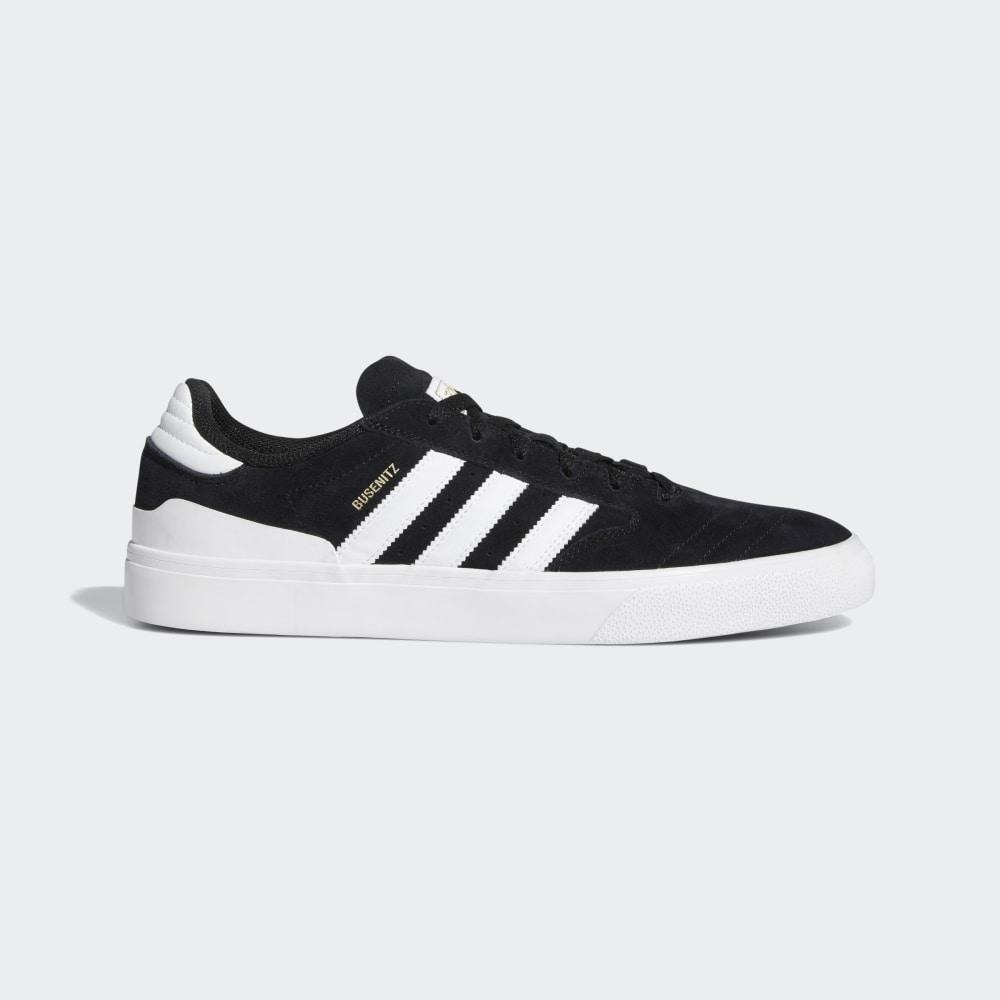 Adidasi Skate Adidas Busenitz Vulc II Barbati Romania - Negrii/Albi EF8472